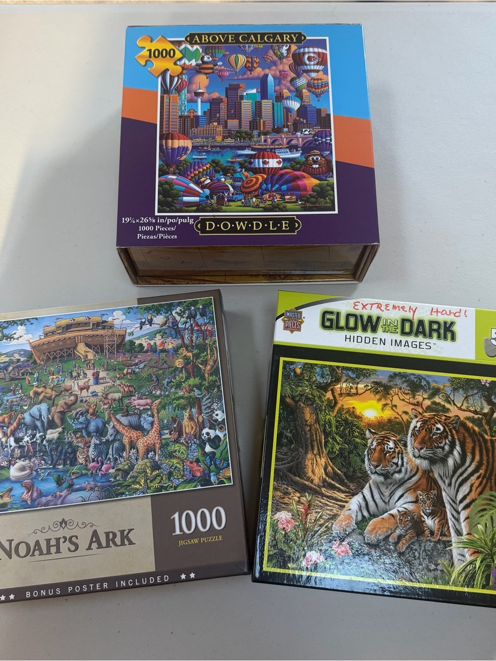 3 puzzles - read description. Dowdle and Masterpieces